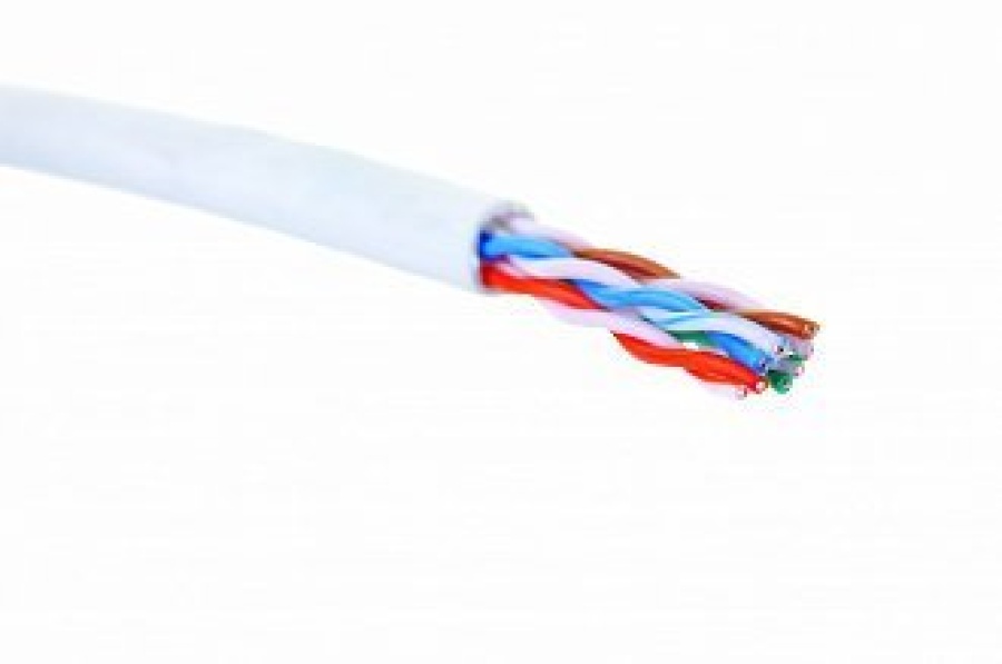 19C-U5-03WT-B305 - Кабель Cat5e U/UTP 4 пары 24 AWG, ПВХ, белый, 305м