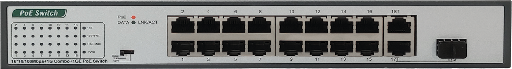 Коммутатор PoE TSn-16P18U