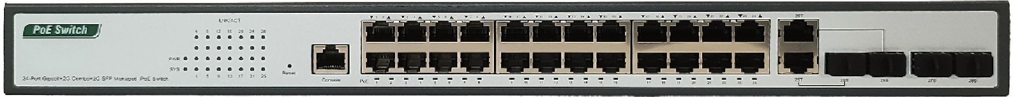 Коммутатор PoE TSn-24P28UM