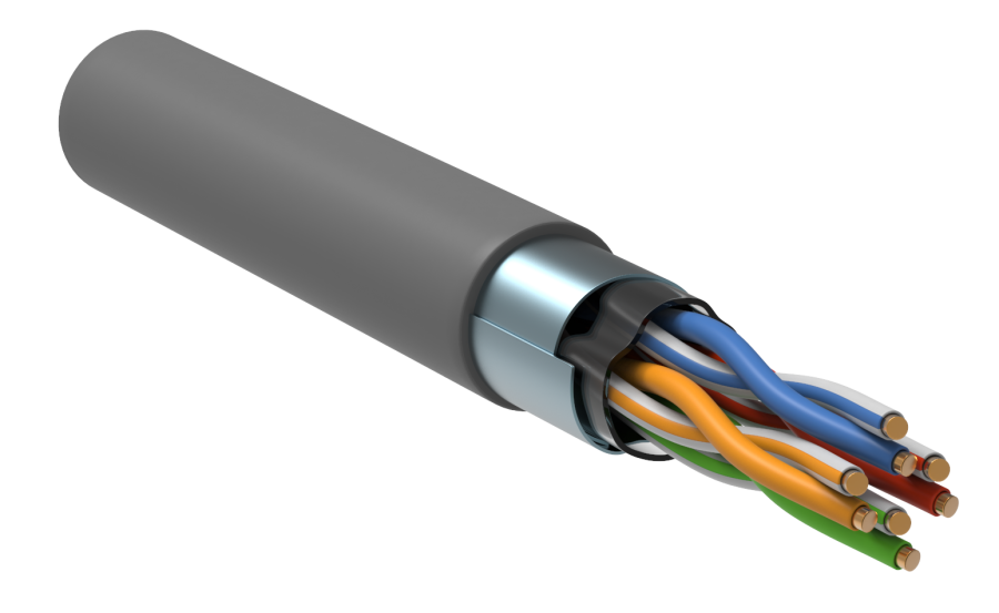 BC1-C5E04-311-305-G - Кабель витая пара F/UTP Cat5e, экранированный, PVC