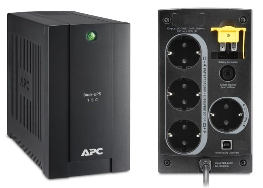 Источник питания UPS (220В) BC750-RS APC Back-UPS 750 ВА