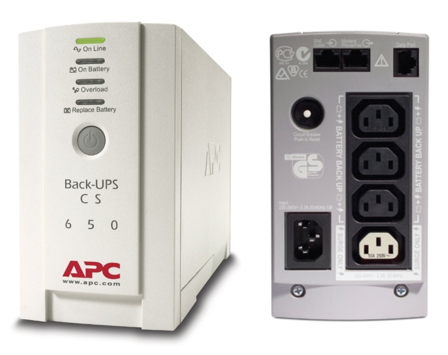 Источник питания UPS (220В) BK650EI APC Back-UPS 650 ВА