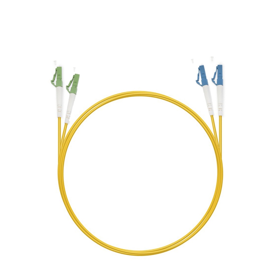 Cabeus FOP(d)-9-LC/APC-LC/UPC-10m Шнур оптический duplex LC/APC-LC/UPC 9/125 sm 10м LSZH