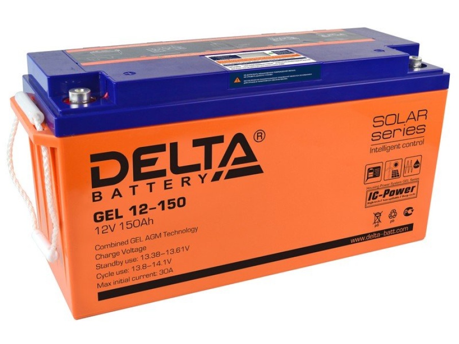 Delta GEL 12-150 - Аккумулятор герметичный свинцово-кислотный