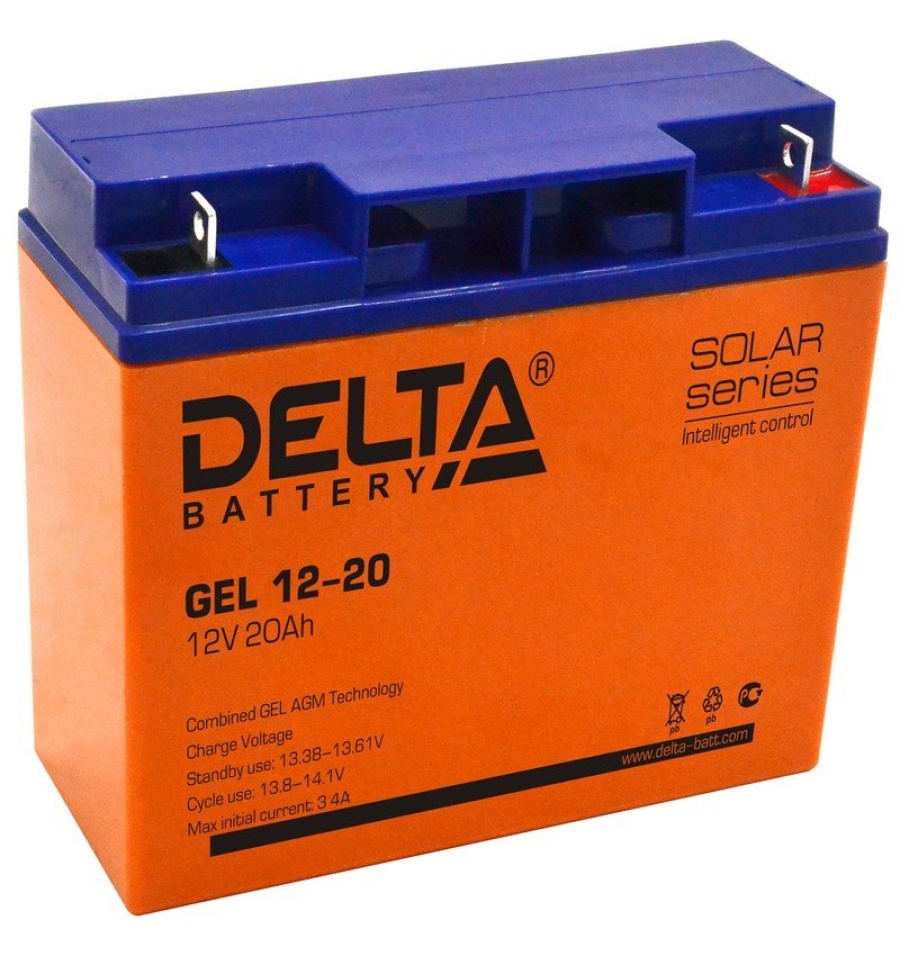 Delta GEL 12-20 - Аккумулятор герметичный свинцово-кислотный