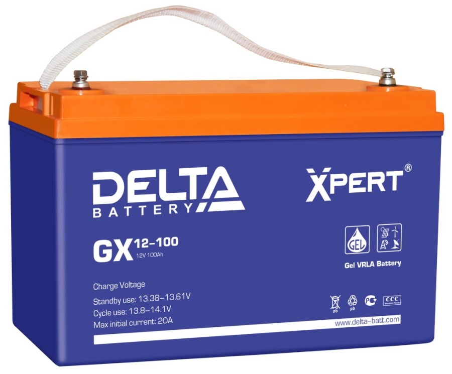 Delta GX 12-100 - Аккумулятор герметичный свинцово-кислотный