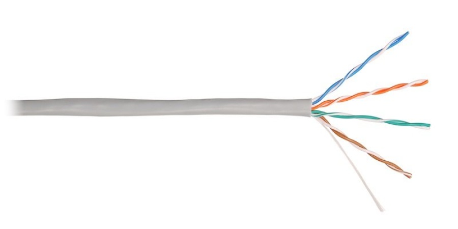 DS-1LN6-UE-W: Кабель витая пара DS-1LN6-UE-W Кат. 6 U/UTP, медный, 0,53 мм, внутренний, ПВХ, 305м