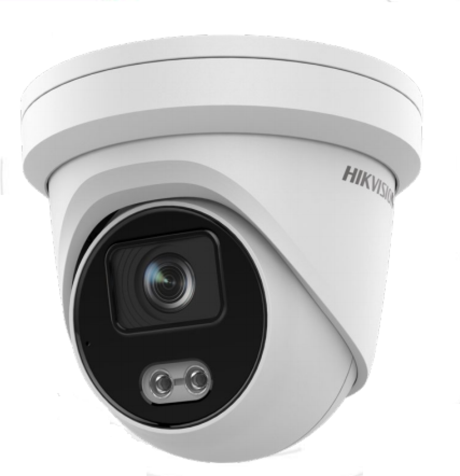 Hikvision DS-2CD2327G2-LU(C)(4мм) - Профессиональная видеокамера IP купольная