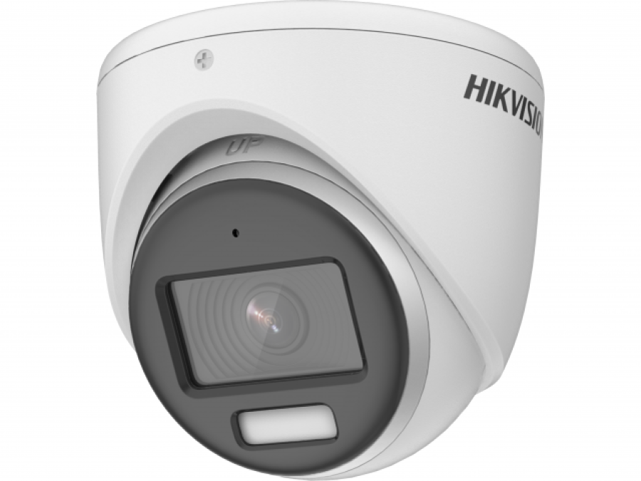 Hikvision DS-2CE70DF3T-MFS 2Мп уличная купольная HD-TVI камера с LED подсветкой до 20м и встроенным микрофоном