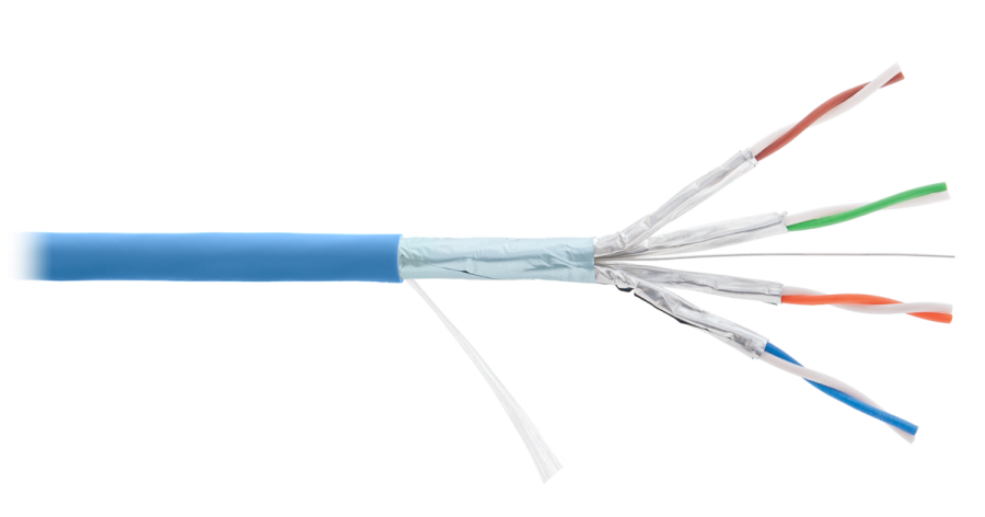 F/FTP 4pair, Cat6a, Solid, In, нг(А)-HF (NMC 4355C-IB) - Кабель «витая пара» (LAN) для структурированных систем связи