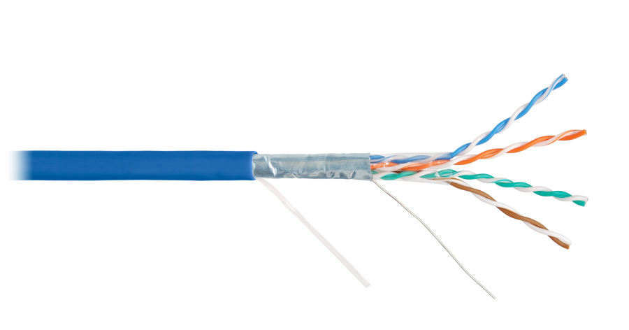 F/UTP 4pair, Cat5e, Solid, In, нг(А)-HF (NMC 9200C-BL) - Кабель «витая пара» (LAN) для структурированных систем связи