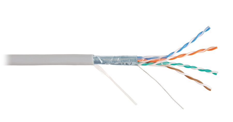 F/UTP 4pair, Cat5e, Solid, In, нг(А)-LSLTx (NMC 4200L-IY) - Кабель «витая пара» (LAN) для структурированных систем связи