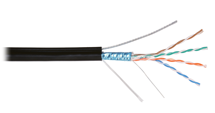 F/UTP 4pair, Cat5e, Solid, Out, SW, PVC (NMC 4905B-BK) - Кабель «витая пара» (LAN) для структурированных систем связи