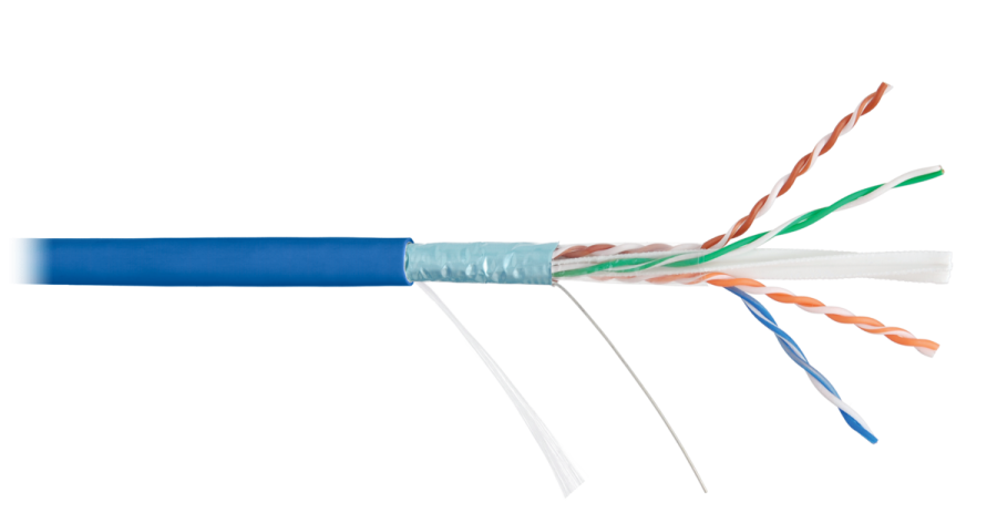 F/UTP 4pair, Cat6, Solid, In, нг(А)-HF (NMC 4240C-BL) - Кабель «витая пара» (LAN) для структурированных систем связи