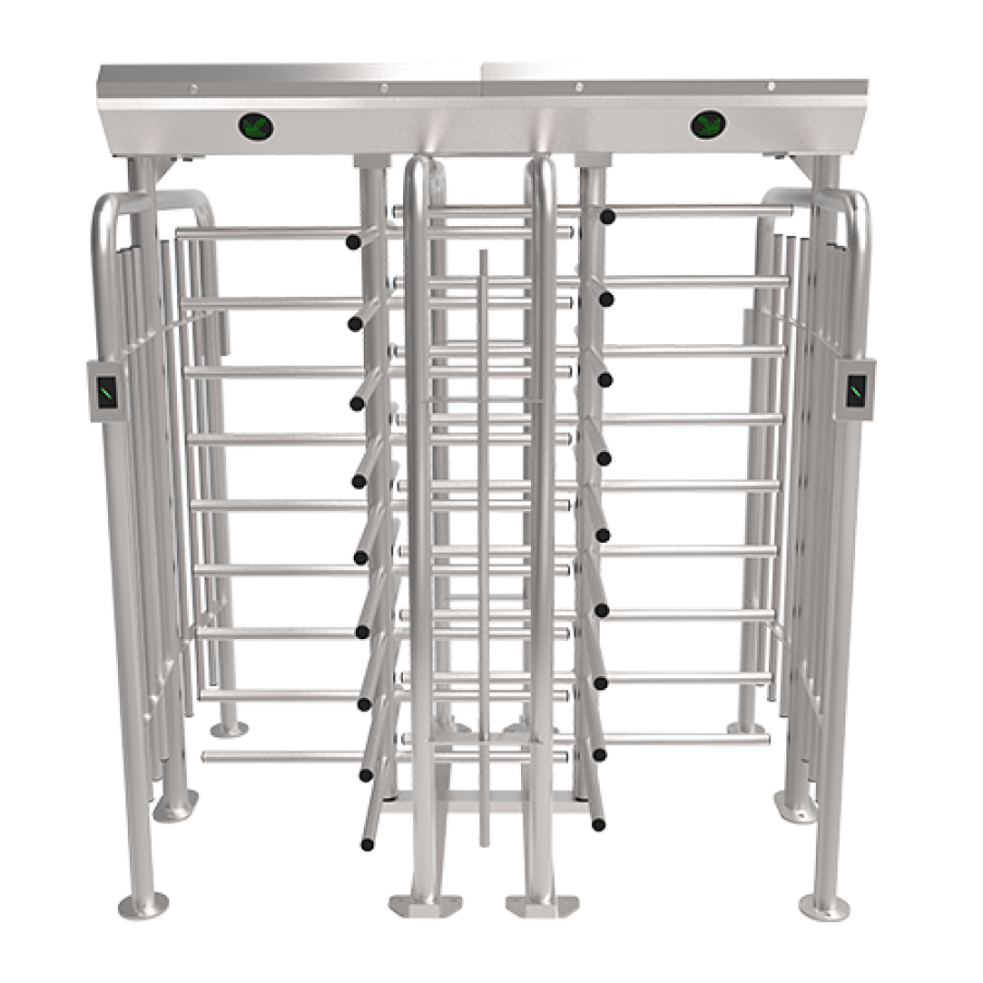 FHT2400D - Турникет полноростовой двухпроходной 4-х лопастной