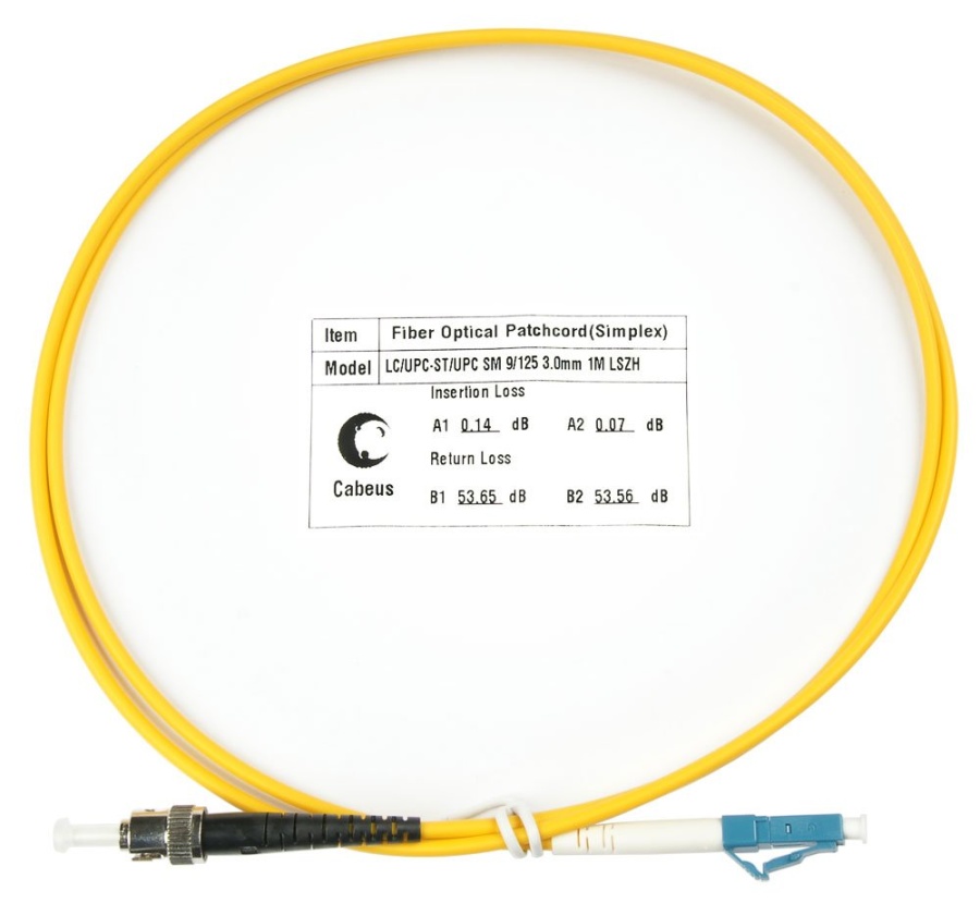 FOP(s)-9-LC-ST-1m (7528c) - Патч-корд оптический