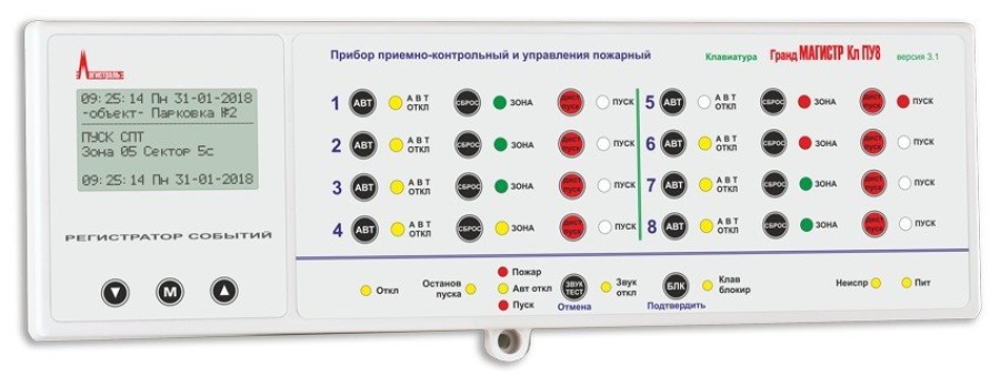 Клавиатура Гранд Магистр Кл ПУ8 (версия 3.1)