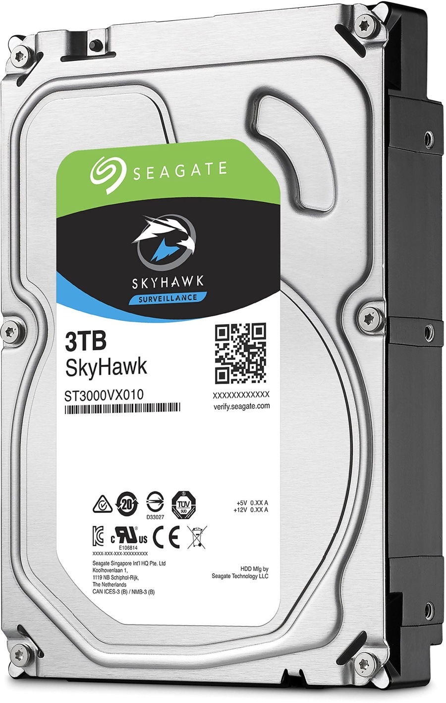 HDD 3000 GB (3 TB) SATA-III Skyhawk (ST3000VX009) - Жесткий диск (HDD) для видеонаблюдения