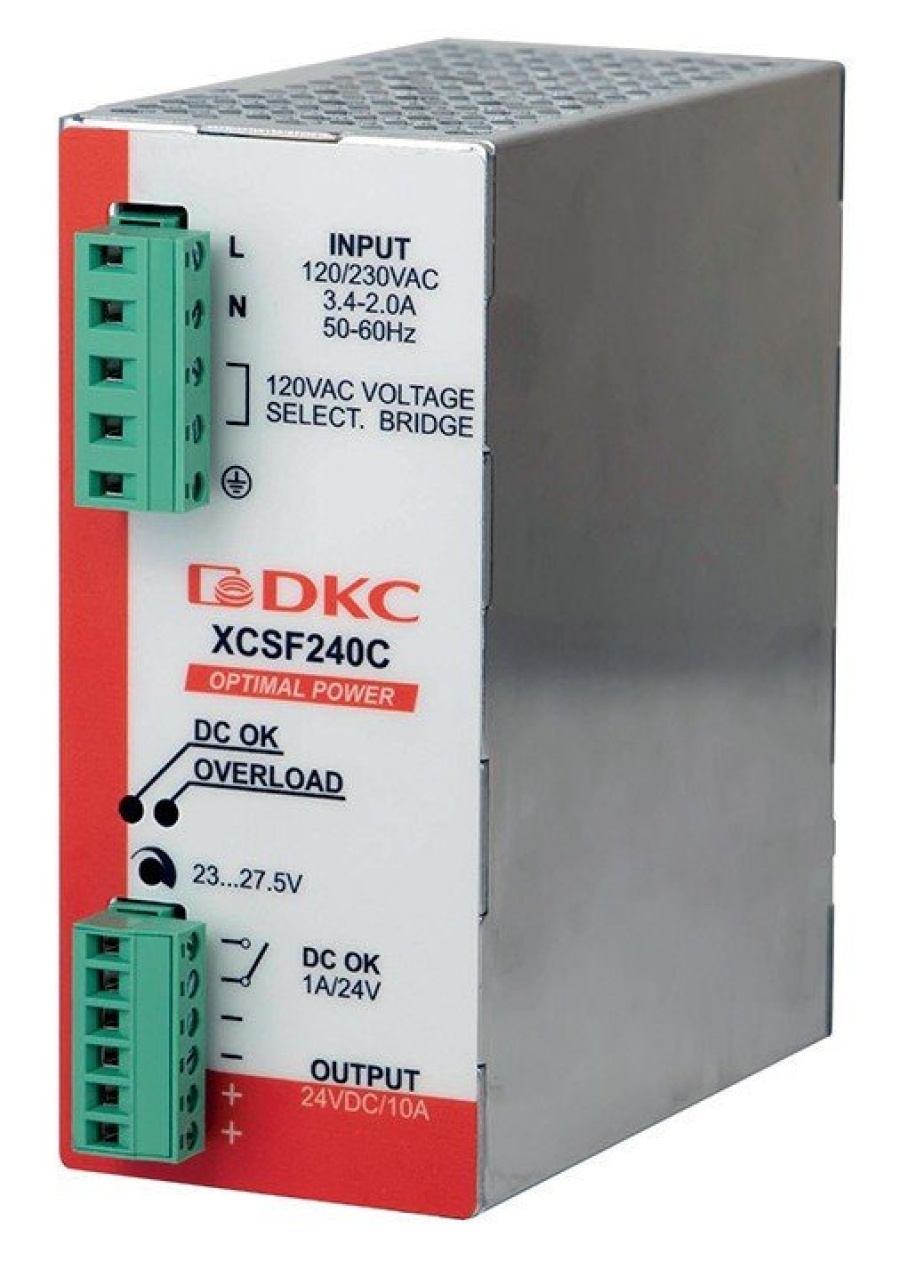 Источник питания Источник питания однофазный, 240Вт, 10А, 24В (XCSF240CP)