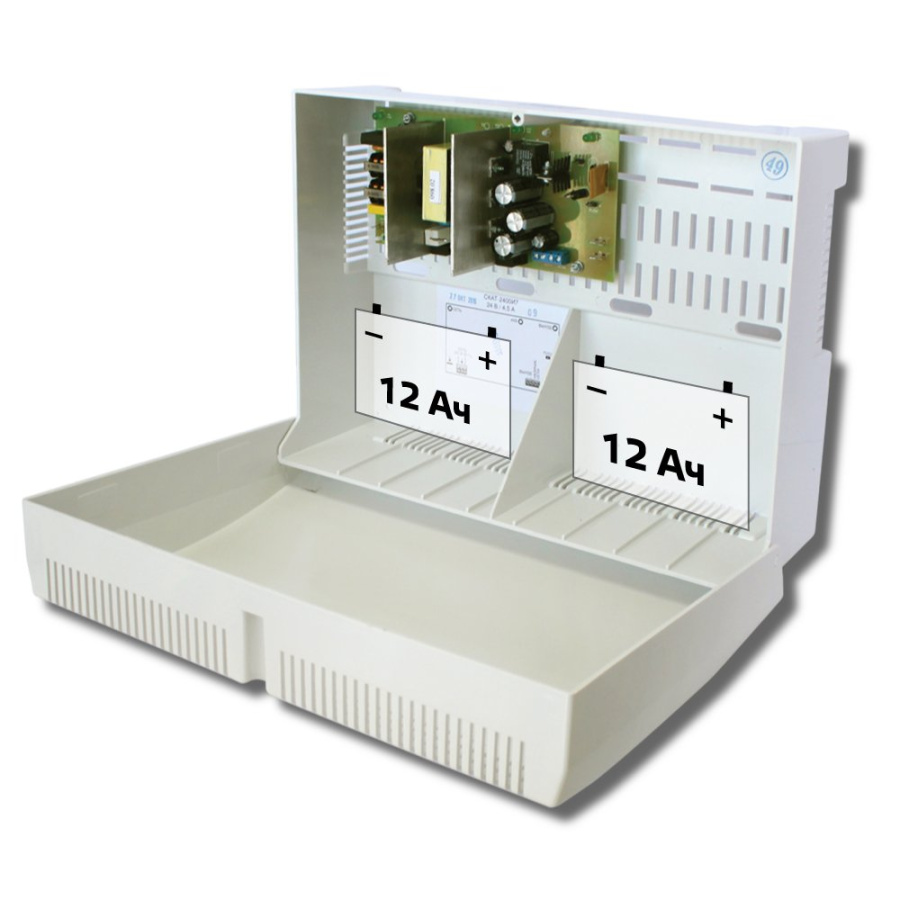 Источник питания СКАТ-2400 (СКАТ ИБП-24/3-2x12) (105)