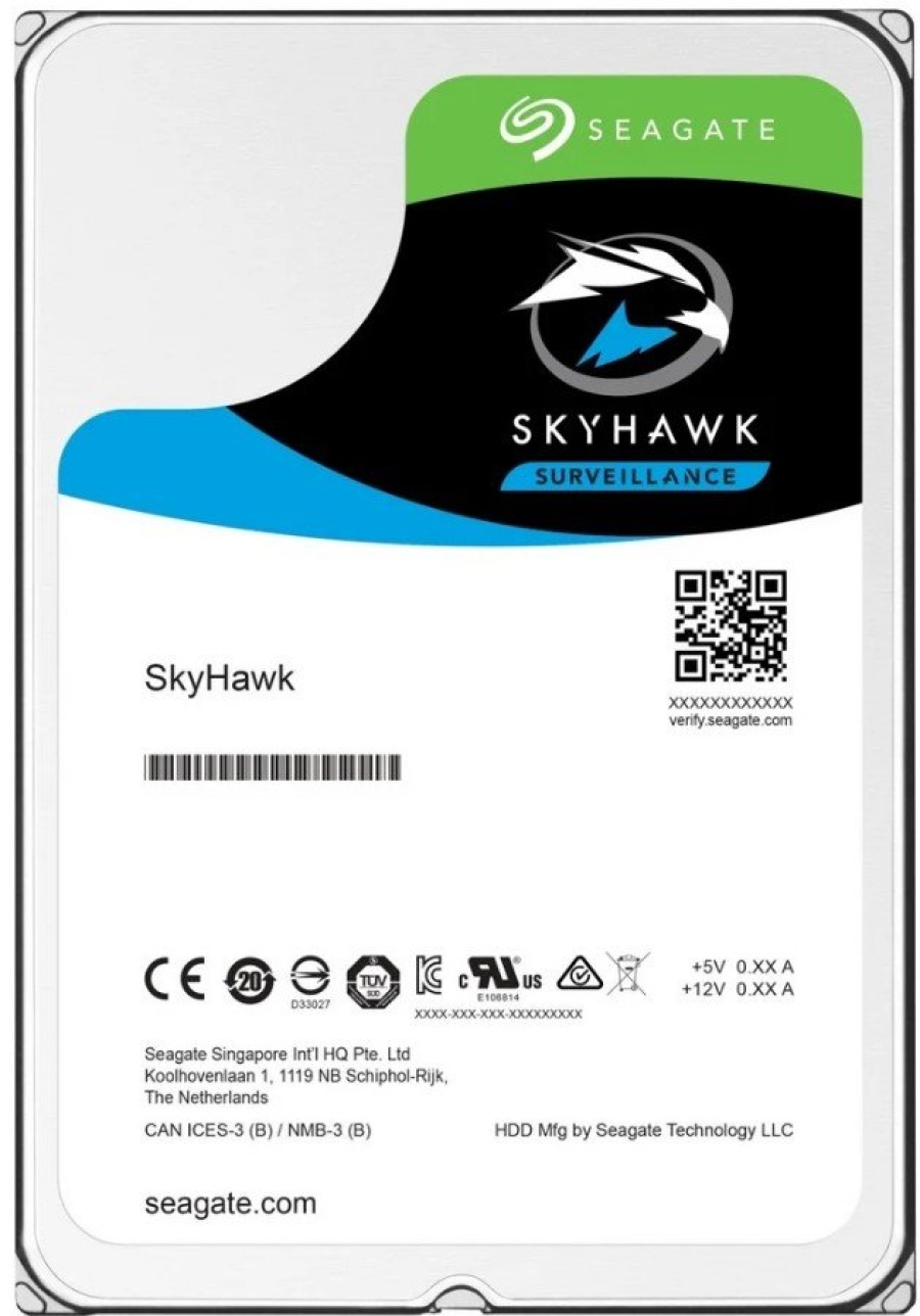 Жесткий диск HDD 4000 GB (4 TB) SATA-III Skyhawk (ST4000VX016)