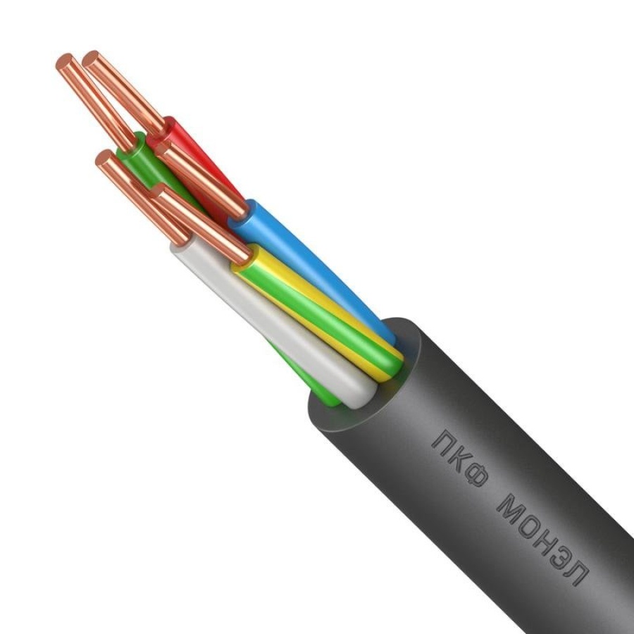 Кабель или провод силовой ВВГнг(А)-LS 5х6 ОК (N PE) 0,66кВ Монэл (020008602)