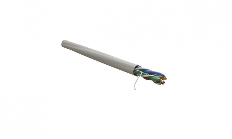 WR-UTP-4P-C5E-L-PVC-GY - Кабель U/UTP 4 пары Cat5e 24AWG, внутренний, PVC, серый, 305м