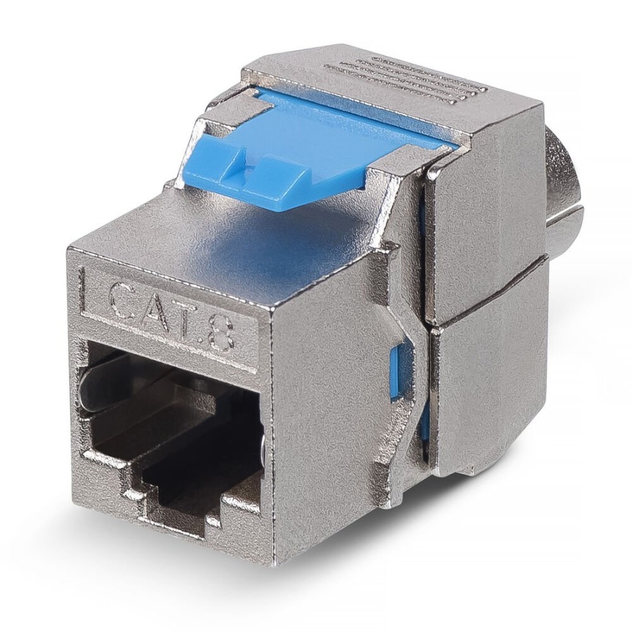 KJ-RJ45-Cat.8-SH-180-Toolless (10069c) - Вставка Keystone Jack RJ-45