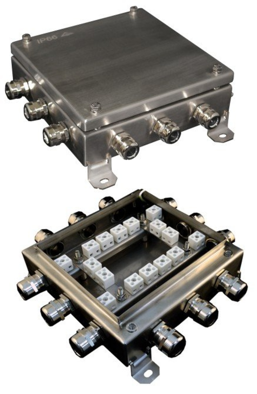 Коробка огнестойкая КМ-О (32к)-IP66-2020 нержавейка