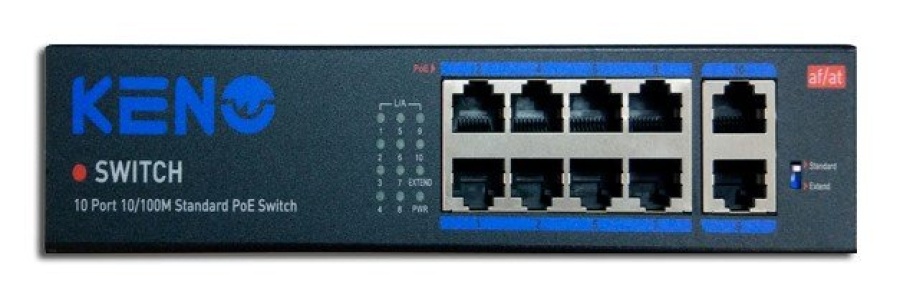 Коммутатор KN-SW802POE+