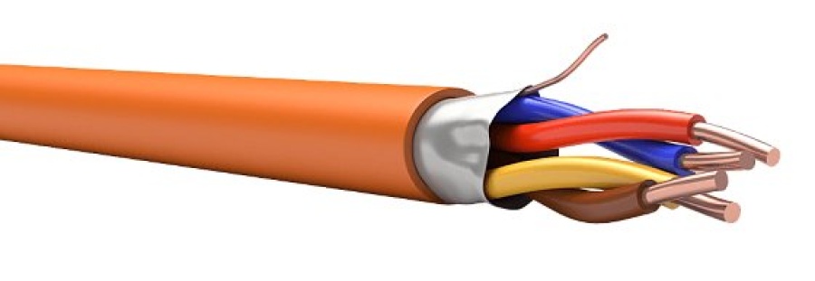 КПСЭнг(А)-FRHF 1х2х2,5 (СПКБ-Техно) - Кабель для систем ОПС и СОУЭ огнестойкий, не поддерживающий горения, экранированный