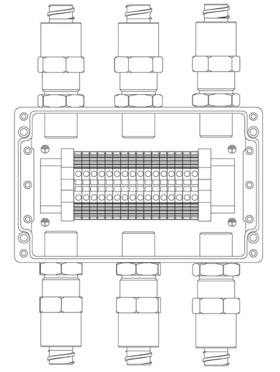 КВМК 1602 - Коробка коммутационная взрывозащищенная