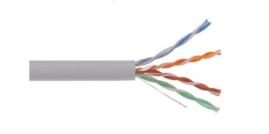 LC1-C5E04-121 - ITK Кабель связи витая пара U/UTP Cat5E 4x2x24AWG solid, LSZH, серый