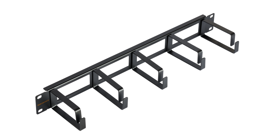 NMC-OK800H-1U-BK-2 (2 шт) - Кабельный органайзер 19"