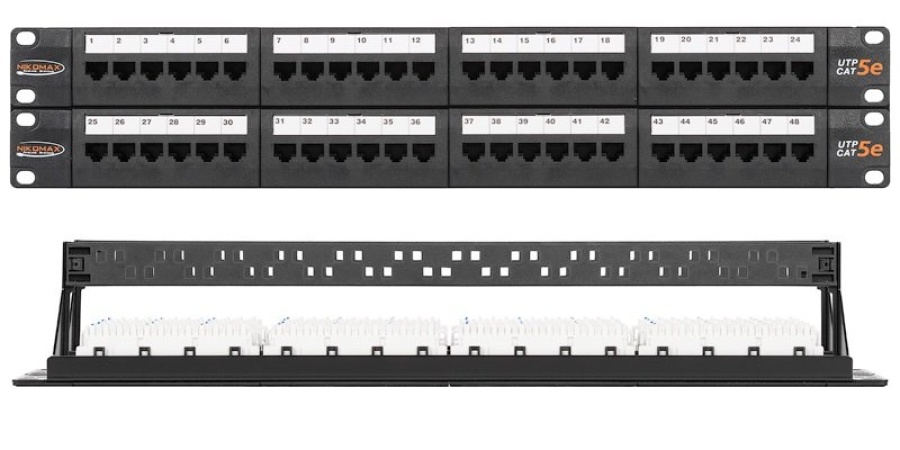 Патч-панель NMC-RP48UD2-2U-BK