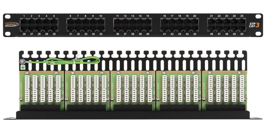 Патч-панель NMC-RP50UC3-1U-BK