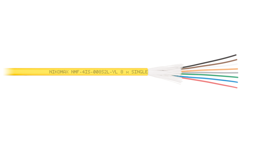 NMF-4IS-008S2L-YL - Кабель волоконно-оптический одномодовый