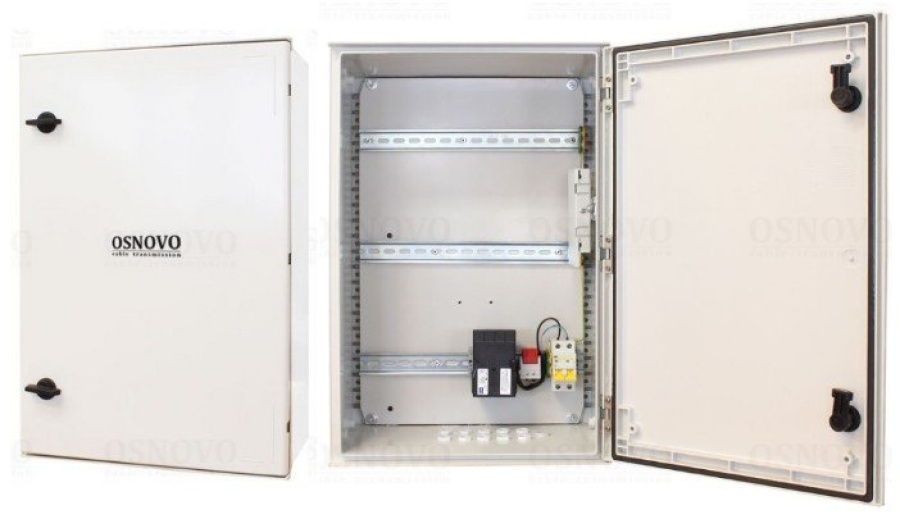 OSP-46T1 - Кросс оптический уличный в монтажном шкафу