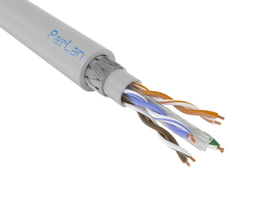 ParLan ARM PS U/UTP Cat6 4х2х0,57 PVC: Кабель симметричный парной скрутки, экранированный, без галогенов, в броне, cat6e, 4х2х0.57