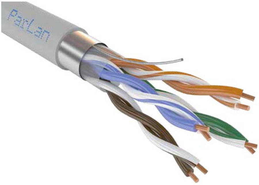 ParLan F/UTP Сat5e PVCLS нг(А)-FRLS 4х2х0,52 - Кабель витая пара F/UTP Cat5e PVCLS, нг(А)-FRLS