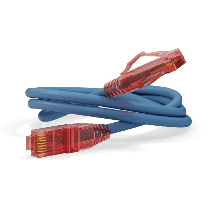 Патч-корд медный PC-LPM-UTP-RJ45-RJ45-C5e-2M-LSZH-BL - Коммутационный шнур U/UTP, Cat.5e, LSZH, 2 м, синий