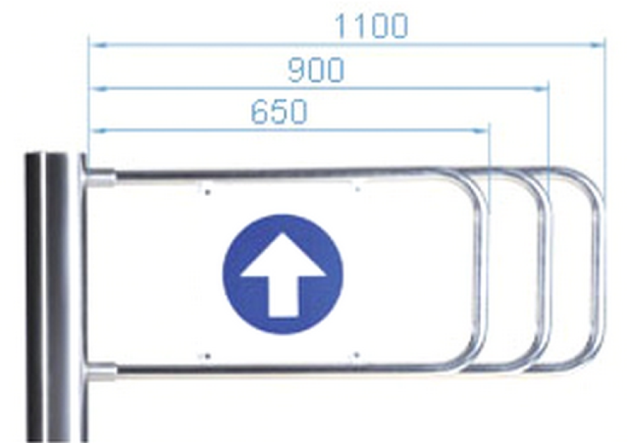 Створка для калитки PERCo-AG-1100