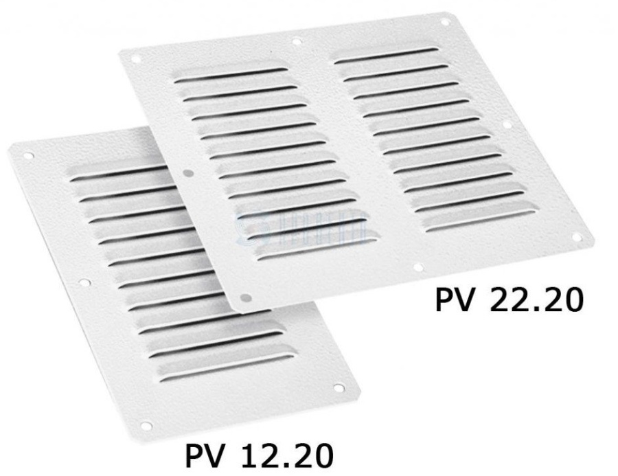 PV 22.20 - Панель жалюзийная вентиляционная 200х220, RAL7035