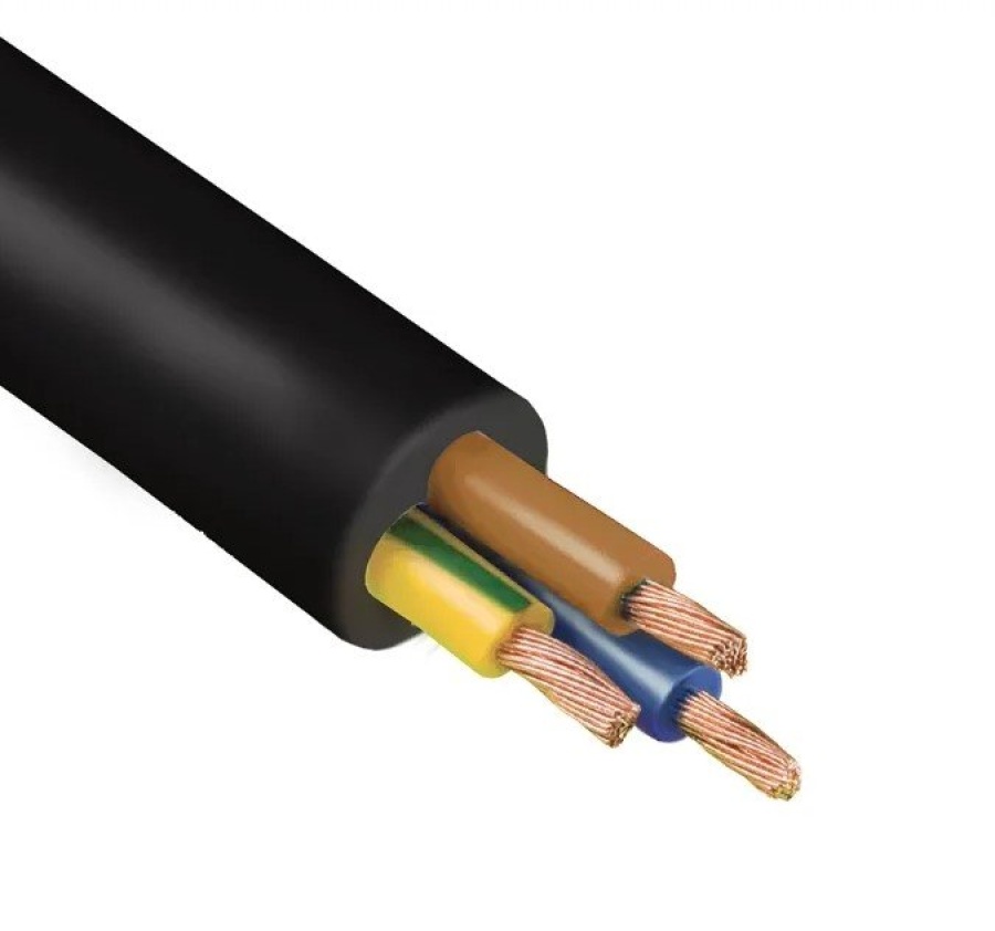 ПВС 3х0,75 черный ГОСТ ККЗ - Провод силовой с тремя жилами
