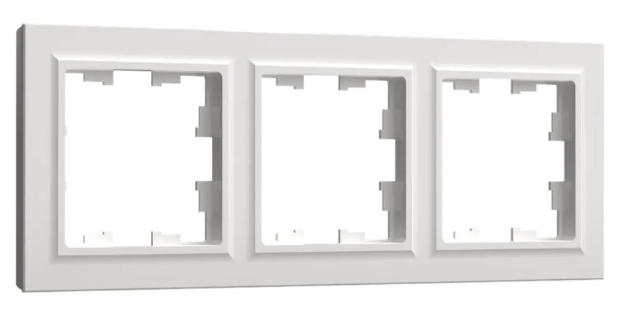 Рамка 3-местная РУ-3-БрБ IP20 белая BRITE (BR-M32-K01) - Рамка