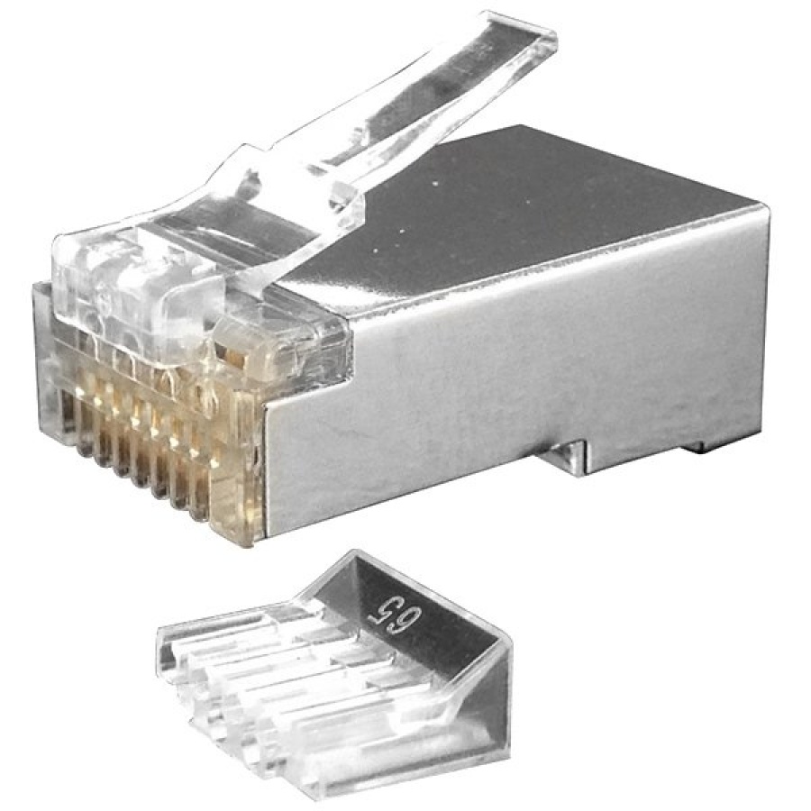 RJ-45 (8P8C) Cat.6, экран., со вставкой - Разъем RJ-45 (8P8C)