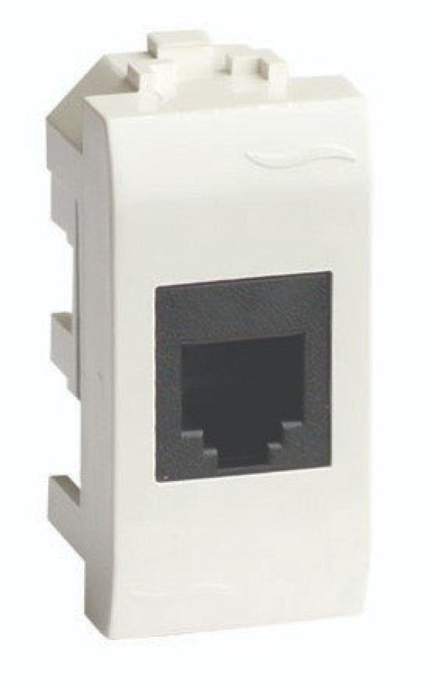 Розетка RJ-45 Brava 1 модуль слоновая кость (75457S)