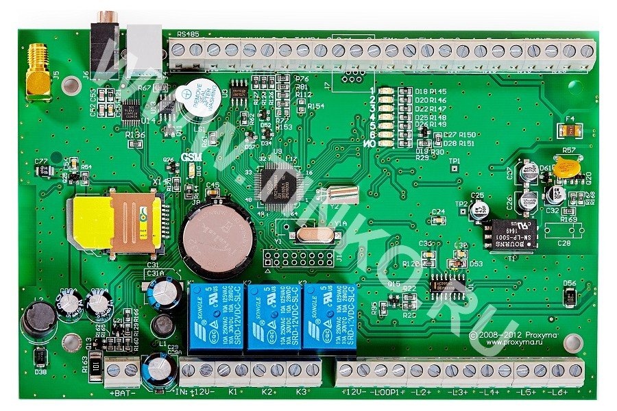 Устройство оконечное объектовое S632-2GSM-BS (плата)