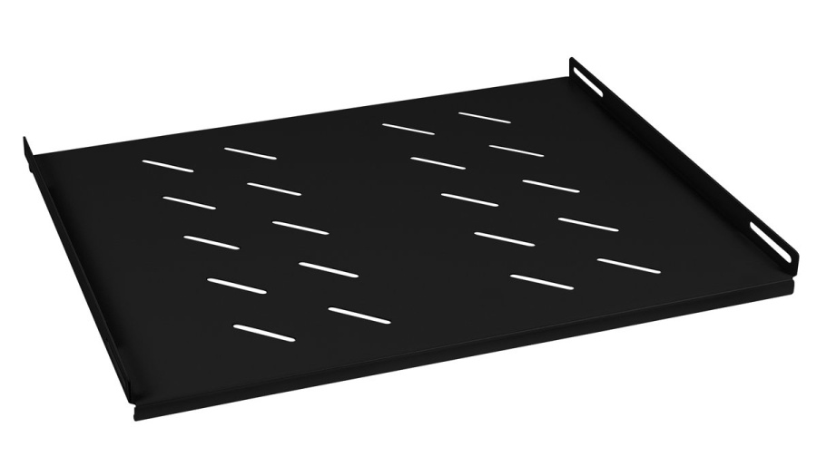 Полка 19" SH-J018-FC-600m-100KG-BK (8621c)
