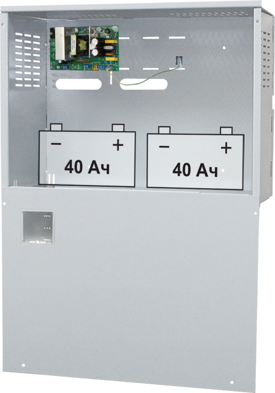 СКАТ-2400И7 исп.5000 (СКАТ ИБП-24/4,5-2x40) (67) - Источник вторичного электропитания резервированный